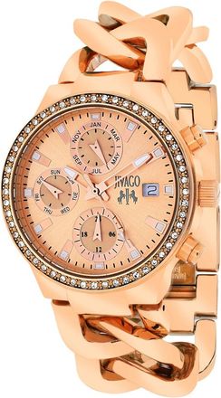 Jivago Watches Womens Rose gold dial Watch