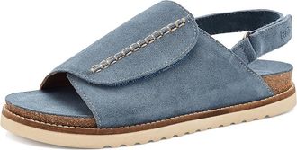 Taos Footwear Abstract Womens Sandals Blue Suede : 11 M