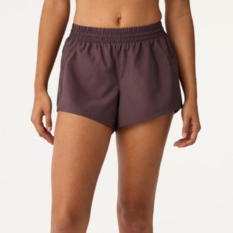 Brooks Womens Dash Shorts Brown XXL