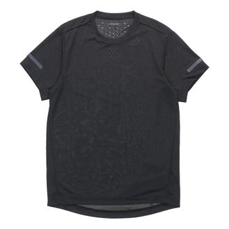 adidas Mens adidas Running Sports Short Sleeve Black T-Shirt EI6390