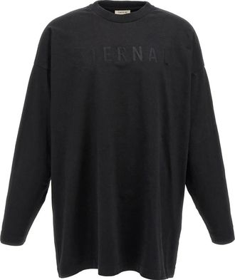 Fear of God Eternal T-shirt - Heren - Longsleeves - Zwart - M - Katoen - Tops