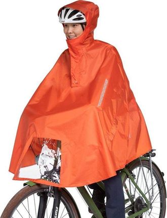 Tatonka Poncho Para Bicicleta Tatonka - Rojo Anaranjado, Talla: S