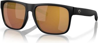 Costa Mens Spearo Xl Sunglasses In Matte Black Gold Mirror 580G