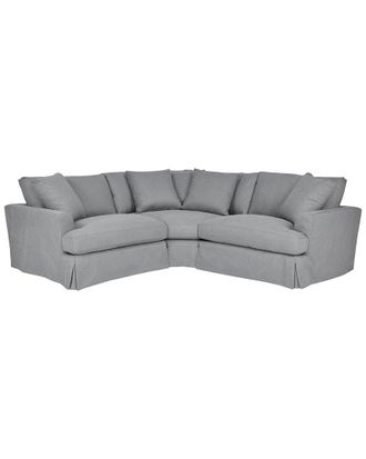 Armen Living Ciara Upholstered 3Pc Sectional Sofa