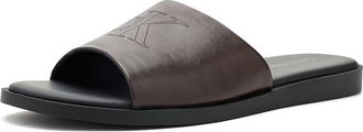 Calvin Klein Edenn Mens Sandals Dark Brown : 13 M, Synthetic