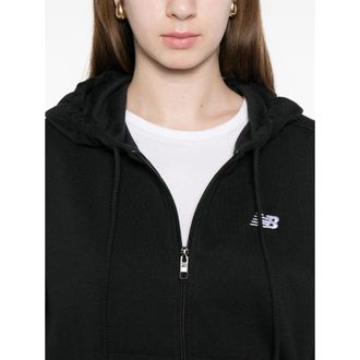New Balance Zip-Fastening Hoodie - Black