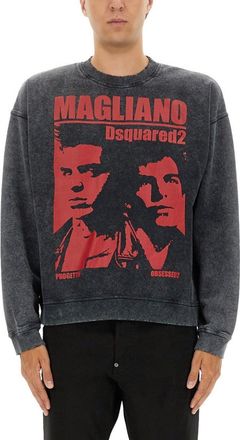 Dsquared2 Washed Black Sweatshirt