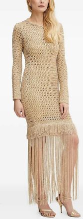 Simona Corsellini Abito corto con schiena scoperta - Toni neutri