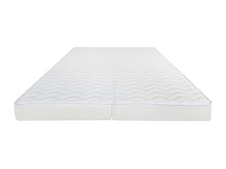 VENTE-UNIQUE.COM Colch&oacute;n para sof&aacute; cama tela blanco