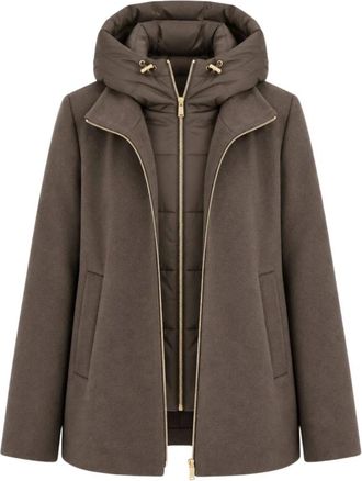 Marella Emmsorriso Puffer Jacket - Dames - Winterjassen - Bruin - XS - Jassen