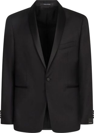 Tagliatore Heren, Jassen, Zwart, Maat: XL Wol