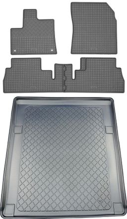 OEM Citro&euml;n Berlingo Iii Xl Van (5 Puertas) Desde Junio De 2018. Juego: Alfombrillas De Goma Para Coche + Alfombrilla Para Maletero