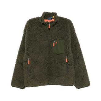Polo Ralph Lauren Shaggy Hi Pile Fleecejack - Heren - Sport - Groen - Maat: M Fleece