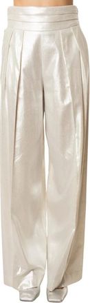 Jijil Pantalone laminato - - Trousers - Donna - Grigio - M
