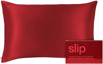 Slip Slip Pure Silk Queen Pillowcase - Scarlet