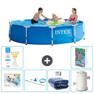 Intex Piscina Con Estructura Redonda - 305x76 Cm - 7-piezas S96