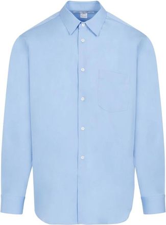 Comme Des Gar&ccedil;ons Cotton Shirt 6 SKY - Heren - Casual Overhemden - Blauw - M - Katoen - Overhemden