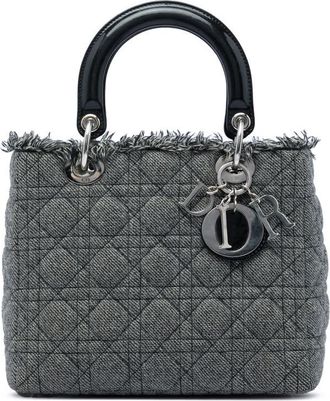 Dior Pre-owned Dior Medium Tweed Cannage Lady Ladies CPL55JBJ92114RSO