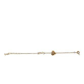Saint Laurent Cassandre Heart chain bracelet Woman S