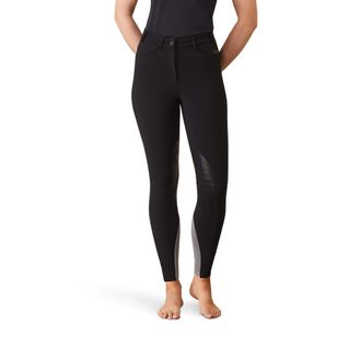 Ariat Womens Speranza Knee Patch Riding Breech in Black, Size 42, by Ariat