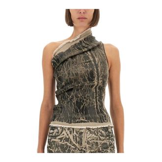 Rick Owens Athena Top de un Hombro - Tops - Mujer - Multicolor - S