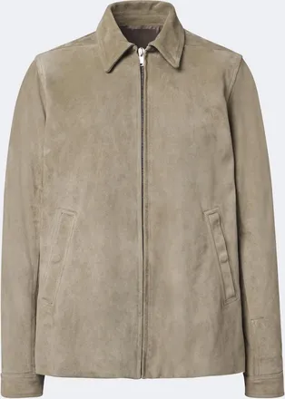 Rick Owens Giacca Brad in suede