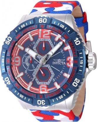 Invicta Coalition Forces Red and Blue Dial Mens Watch 49631
