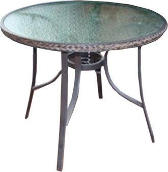 DL1961 Dl - Mesa Aluminio Osuna Marron 104 Cm