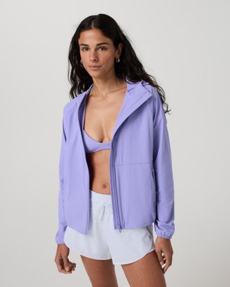 Vuori Clothing Womens Renew Trainer Shell | Hyacinth | XS, Size Extra Small