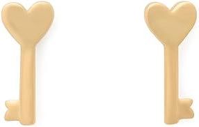 Kate Spade New York Key Studs Womens Earring Gold, Cubic Zirconia/Glass/Pearl