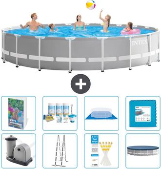 Intex Piscina Prism Frame Redonda - 610x132 Cm - 9-piezas S536