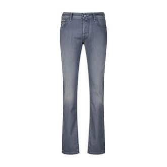 Jacob Cohen Heren, Jeans, Grijs, Maat: W40