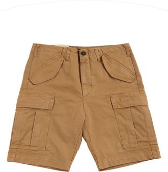 Fortela Minert Cotton Pocket Bermuda in Camel at Nordstrom, Size 38 Eu