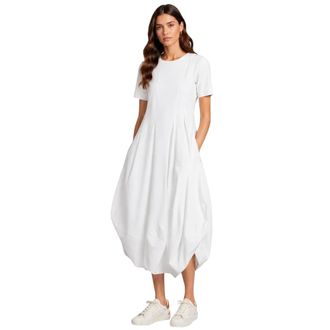 High Midi Dresses, female, White, Size: XL Calipso Dress