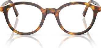 Miu Miu 0mu 02wv Round Acetate Eyeglasses