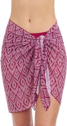Gottex Profile By Gottex Sarong Mesh Skirt