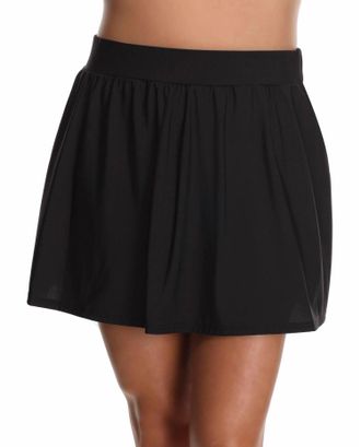 Miraclesuit Tummy Control Swimwear Skirt - Plus Size In Black