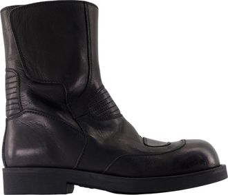 Maison Margiela Ankle Boots - MM6 Maison Margiela - Leather - Black