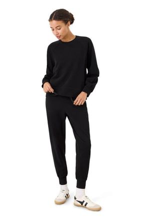 Pact CloudKnit Raglan Crew in Black at Nordstrom, Size Xx-Large