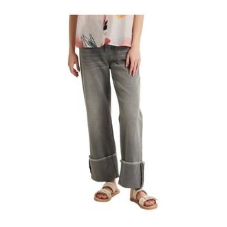 Alessia Santi Straight Jeans, female, Gray, Size: W25 Straight Jeans