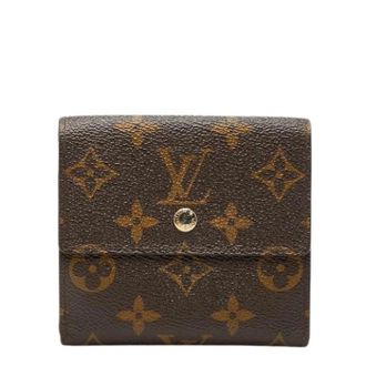 Louis Vuitton Pre-owned Wallets, female, Brown, Size: ONE SIZE Pre-owned Portefeuille Elise Monogram Wallet