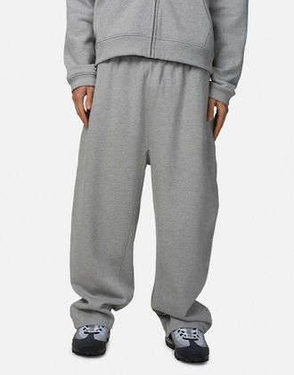 Good For Nothing Joggers ampi grigi con logo ricamato-Grigio