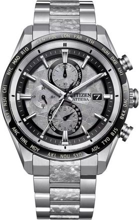 Citizen Attesa Perpetual Silver Dial Mens Watch CC4076-G5A