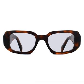 Prada Rectangle Womens Juniper Tortoise Grey PR17WS - Brown - One Size