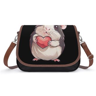 Generic Cute Guinea Pigs Crossbody Bags for Women Shoulder Messenger Bag Purse Handbags