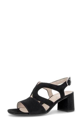Gabor Ankle Strap Sandal in Black at Nordstrom, Size 6.5Us