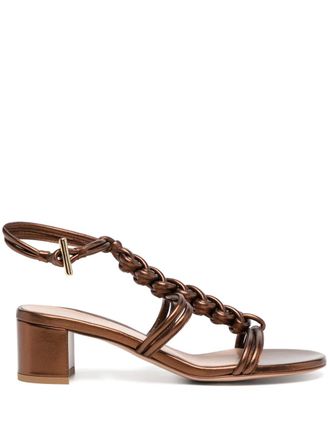 Gianvito Rossi 45mm Capua sandals - Brown