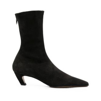 Khaite Arizona Ankle Boot - female - Khaite - Heeled Boots - Black - 3 UK - Shoes