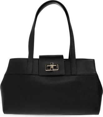Furla Amelia L Tote - Dames - Schoudertassen - Zwart - ONE Size - Leer - Tassen