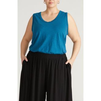Universal Standard Light-As-Air Tank in Ink Blue at Nordstrom, Size Xxx-Large